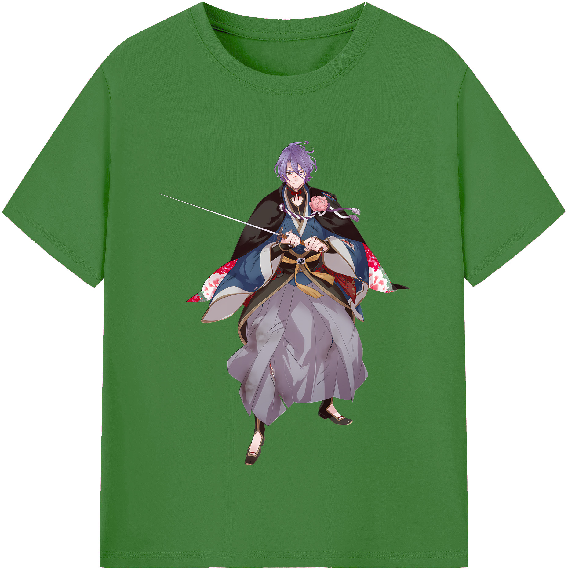 （画像用） 刀剣乱舞 Touken Ranbu レディースカジュアルプリントTシャツ（綿100％）